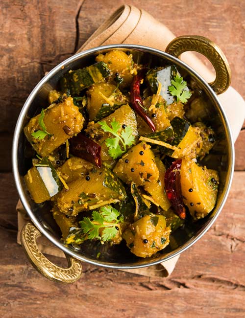 Dry Pumpkin Curry 