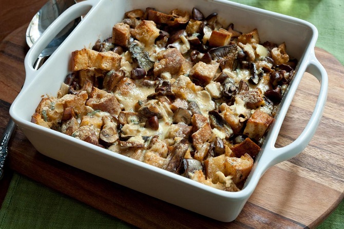 Mixed Mushroom Casserole recipe