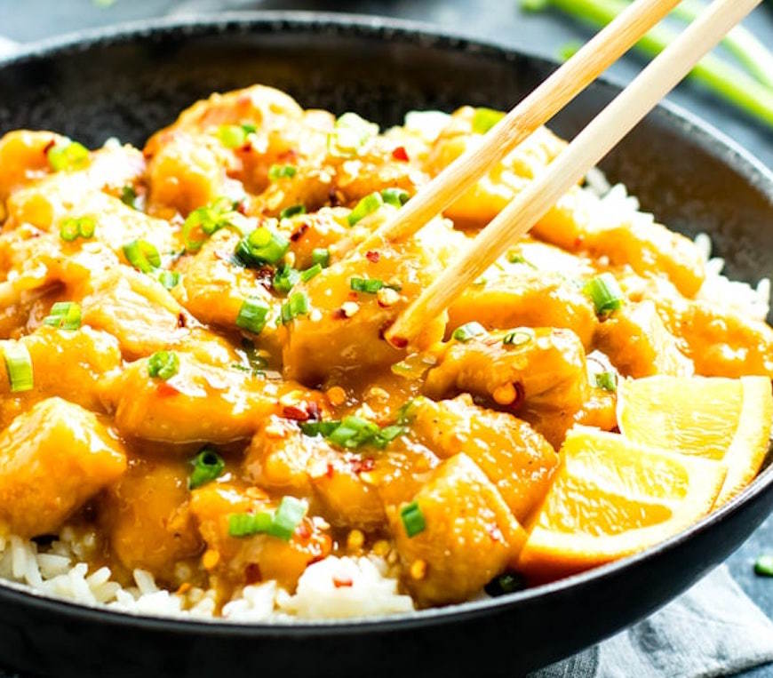 orange chicken instant pot