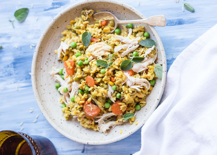 chicken and rice instant pot