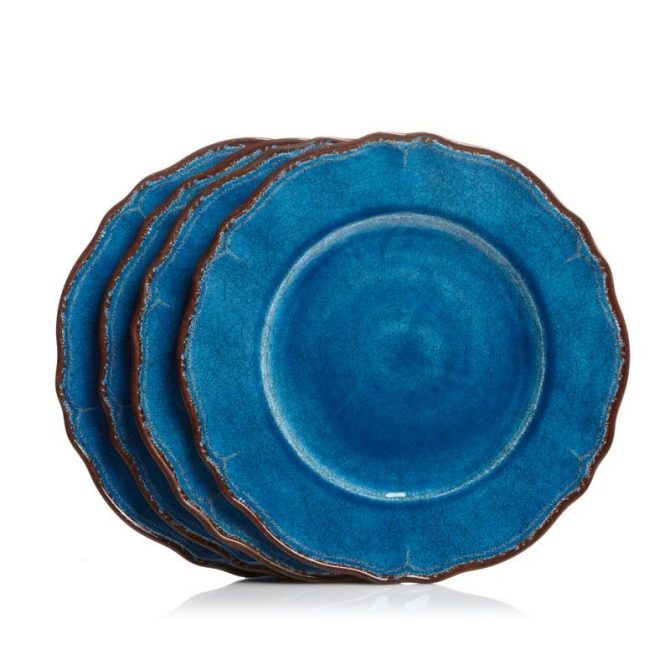 vintage look melamine plates