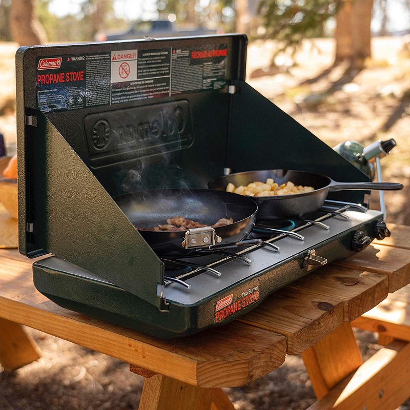 Coleman propane stove for camping