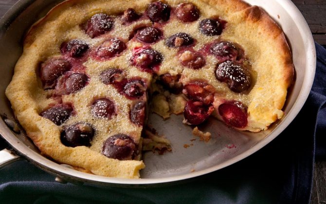easy cherry clafoutis recipe