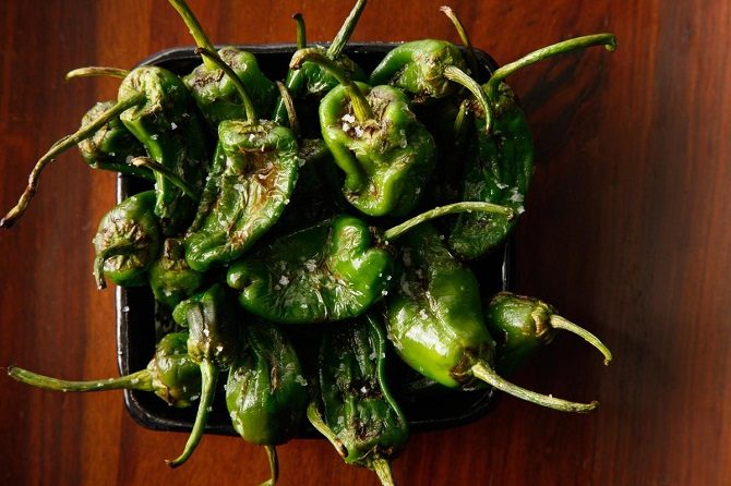 Grilled Padron Peppers recipe
