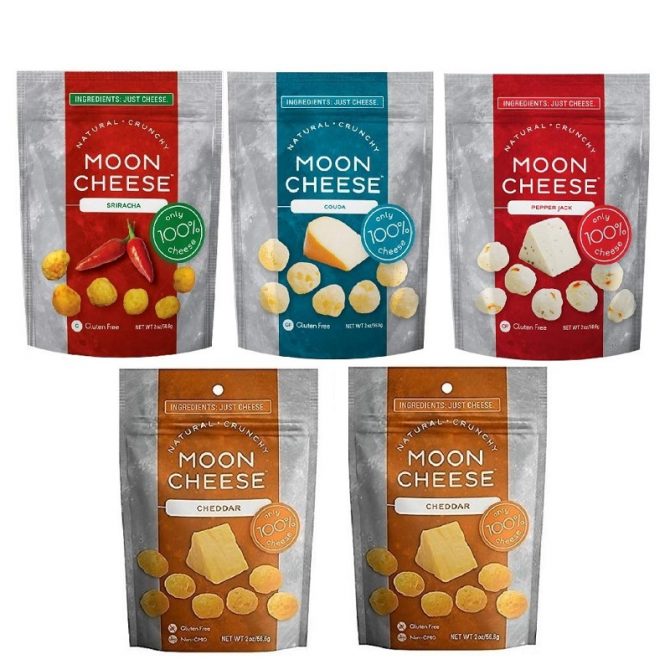 moon cheese snack crunchy cheese
