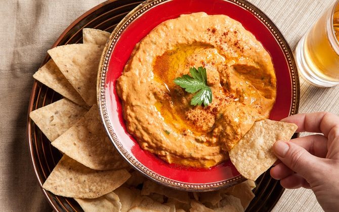 roasted red pepper hummus recipe