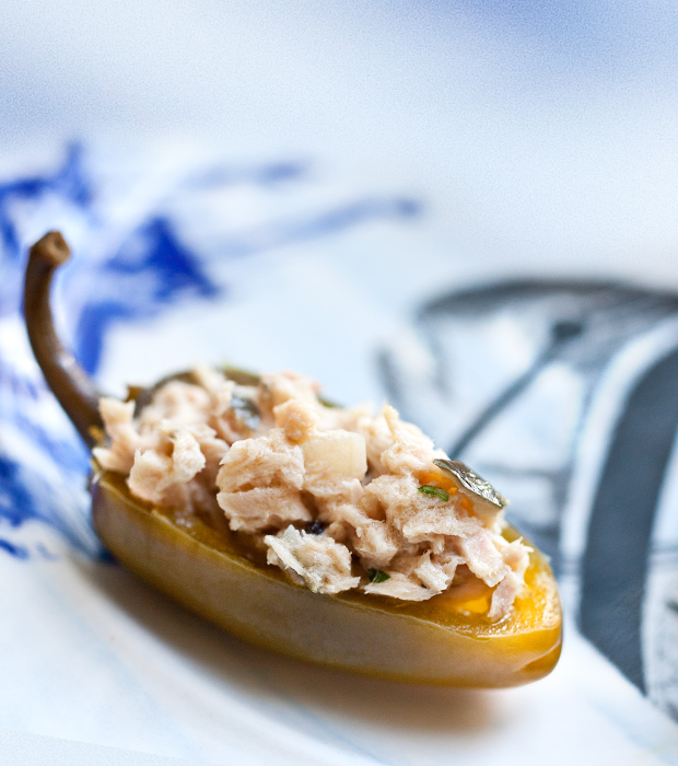 Pickled Jalapeño Tuna Boats