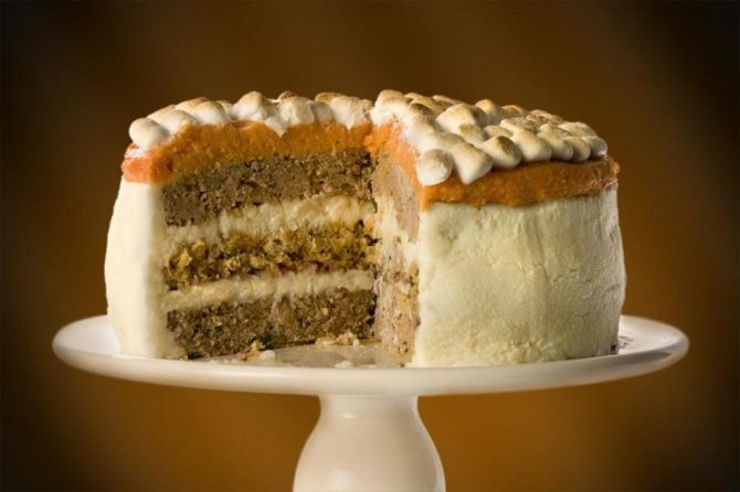 Thanksgiving Turkey Cake