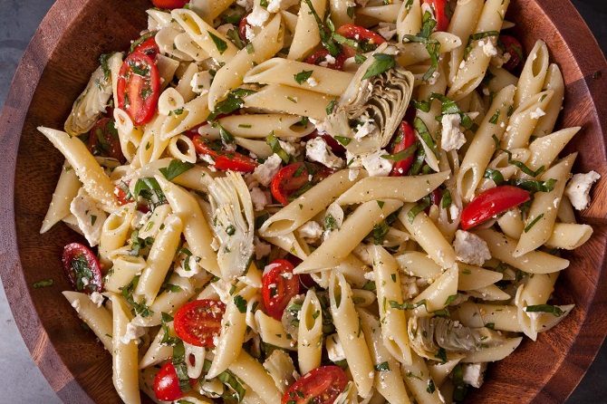 artichoke pasta salad recipe