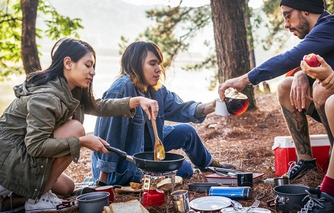 how to cook while camping