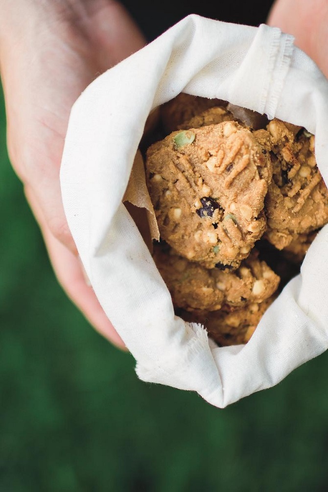 Peanut Butter Trail Mix Cookies