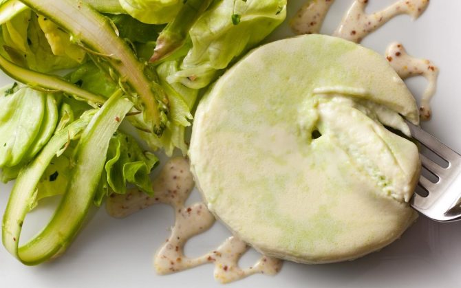 pea custard salad