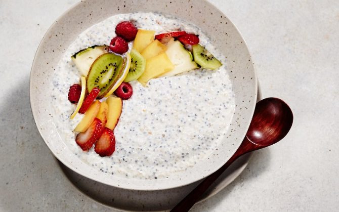 Overnight Oats with Summer Fruit