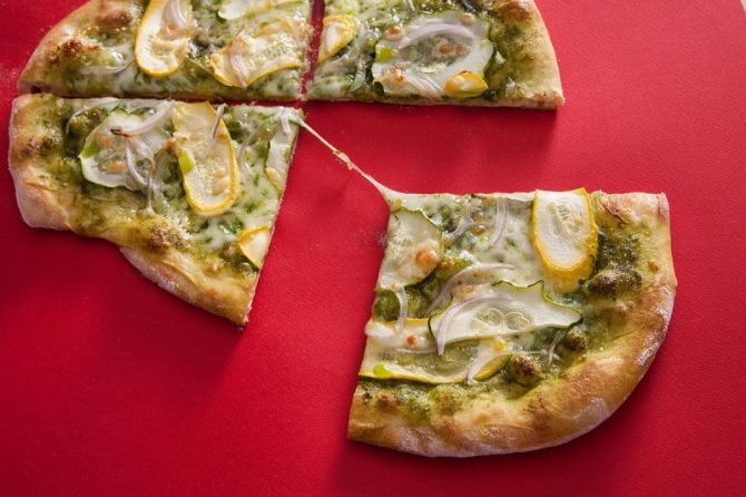 Summer Squash Pizza recipe