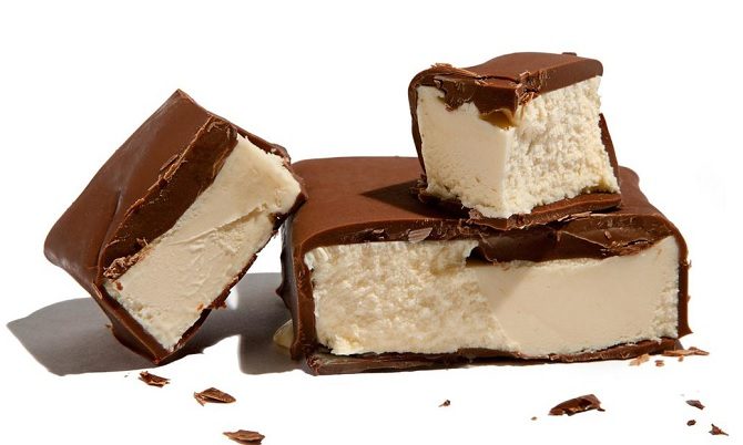 Homemade Chocolate-Covered Ice Cream Bars