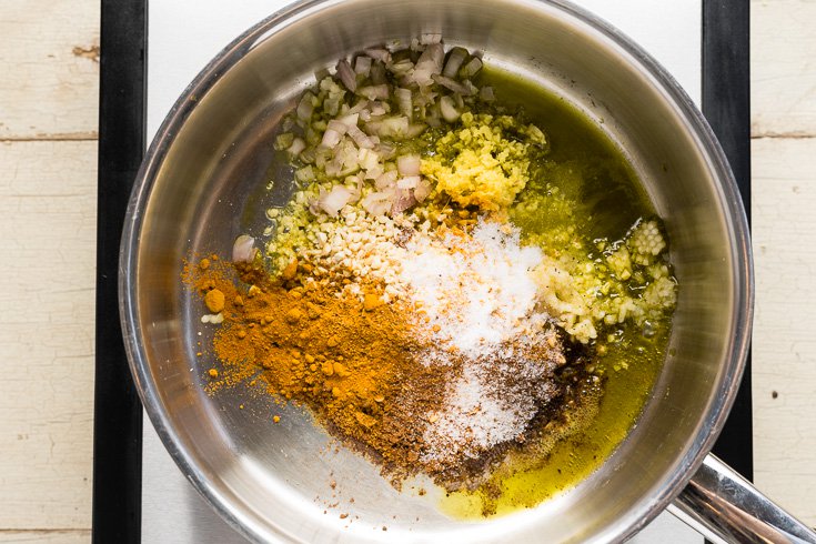 Palak paneer step 1 - Dr. Axe