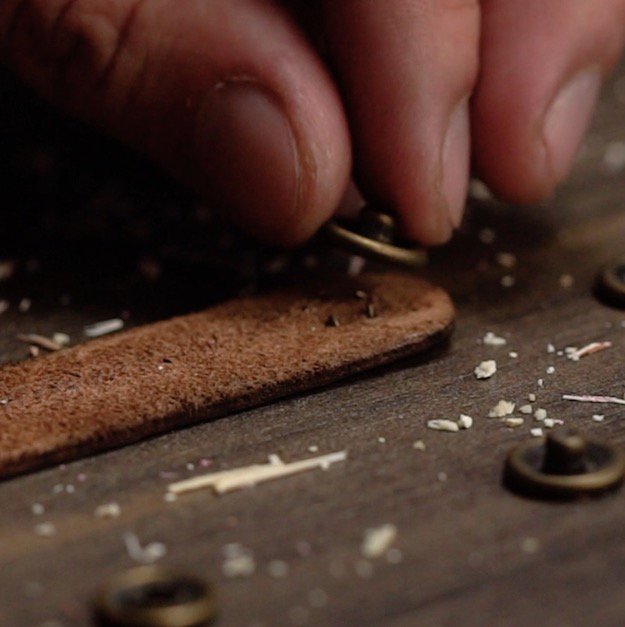 How to Make Your Own Leather Cable Holder Step Eight