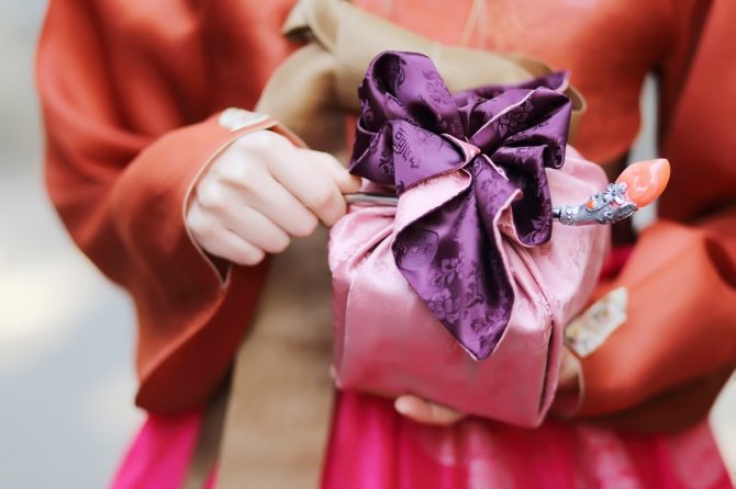 Korean gift wrapping bojagi