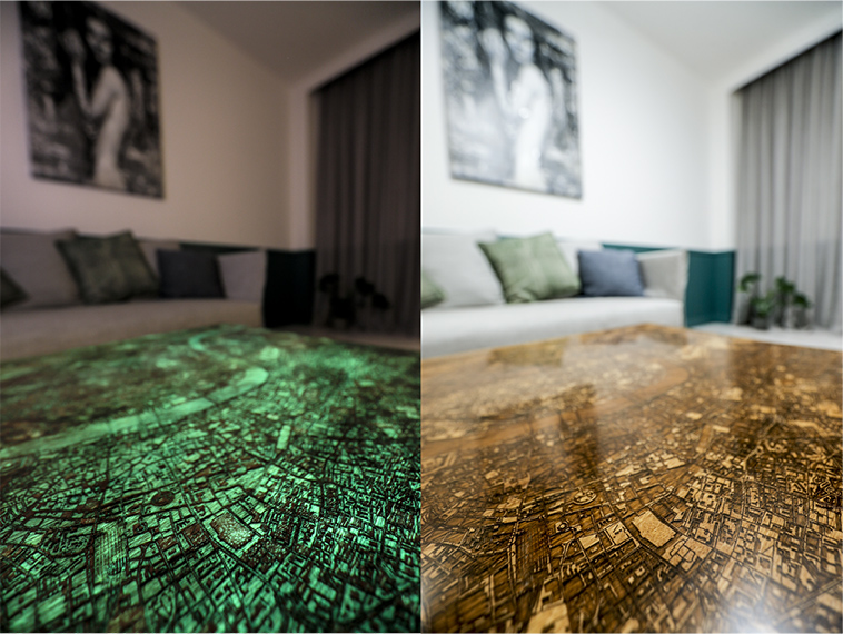 Glow in the Dark coffe table