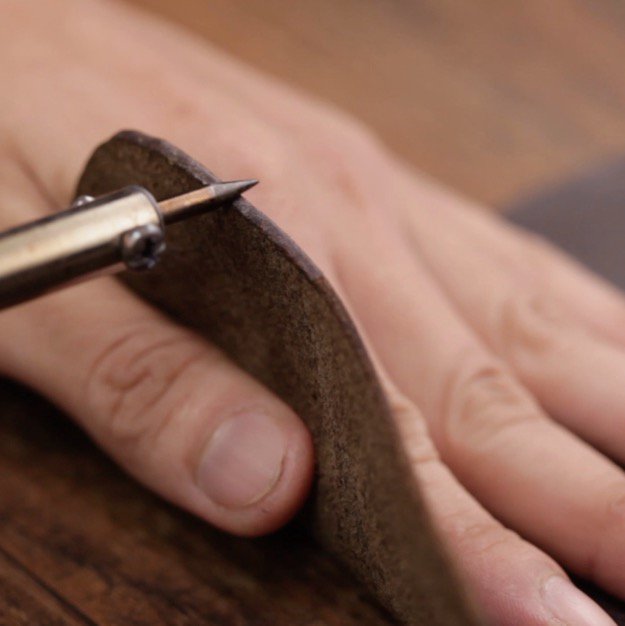 Awesome Leather Craft Make Your Own Cable Organizer Step Ten