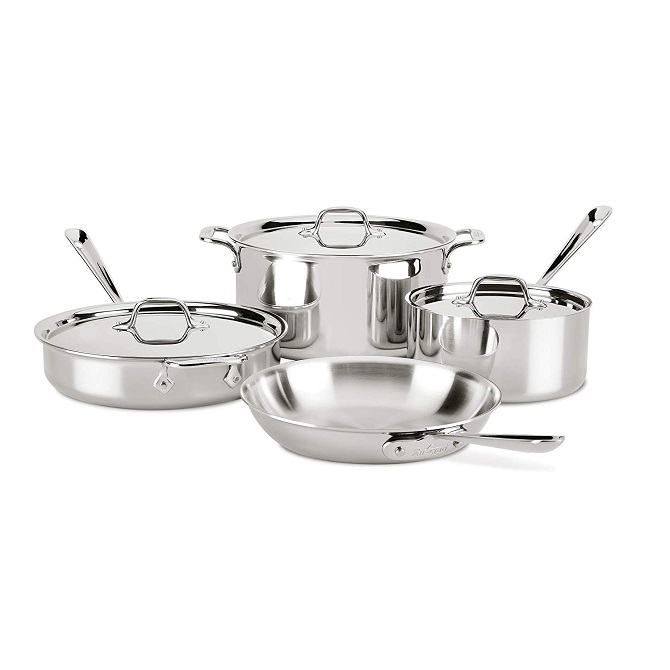 All Clad stainless cookware set Prime Day