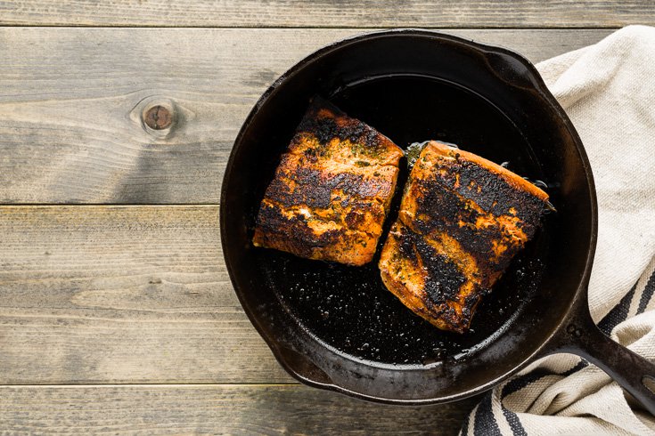 Blackened salmon step 4 - Dr. Axe