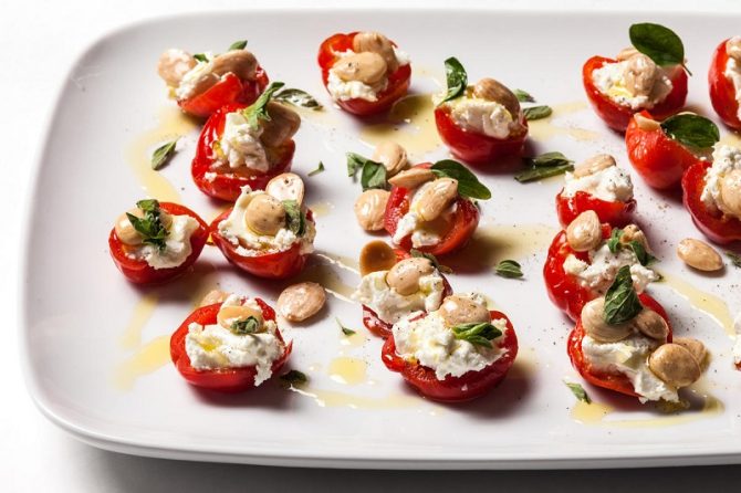 goat cheese stuffed peppadew recipe