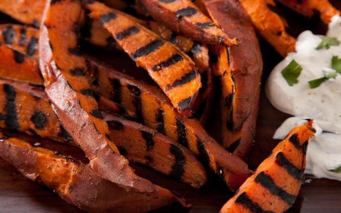 grilled sweet potato recipe