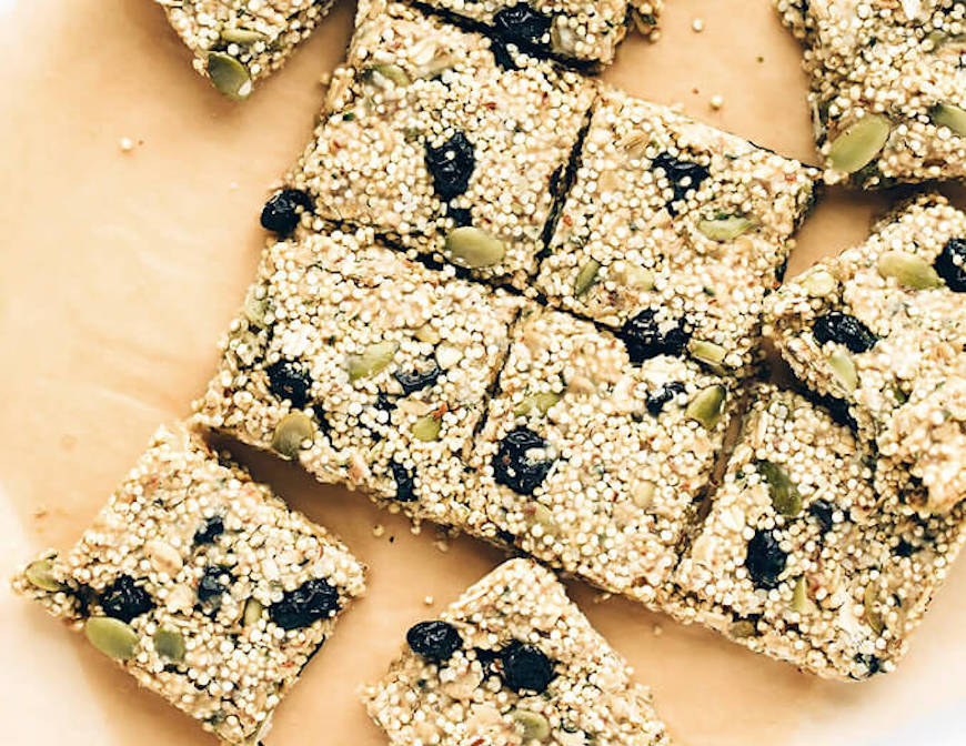quinoa snack bars