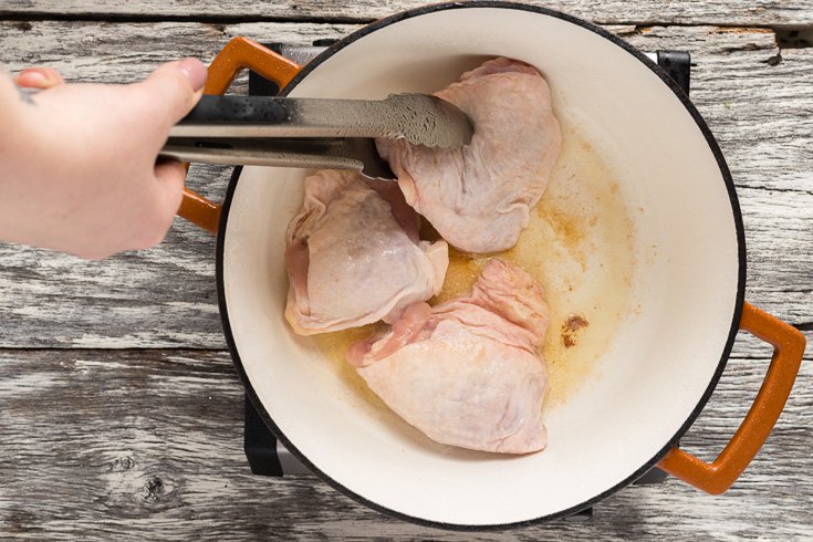 Chicken scarpariello step 1 - Dr. Axe