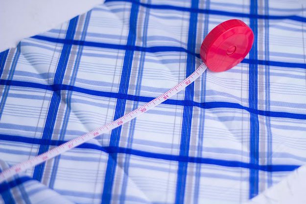 Measure the width | DIY Fabric Dog Collar | How To Make A Dog Collar