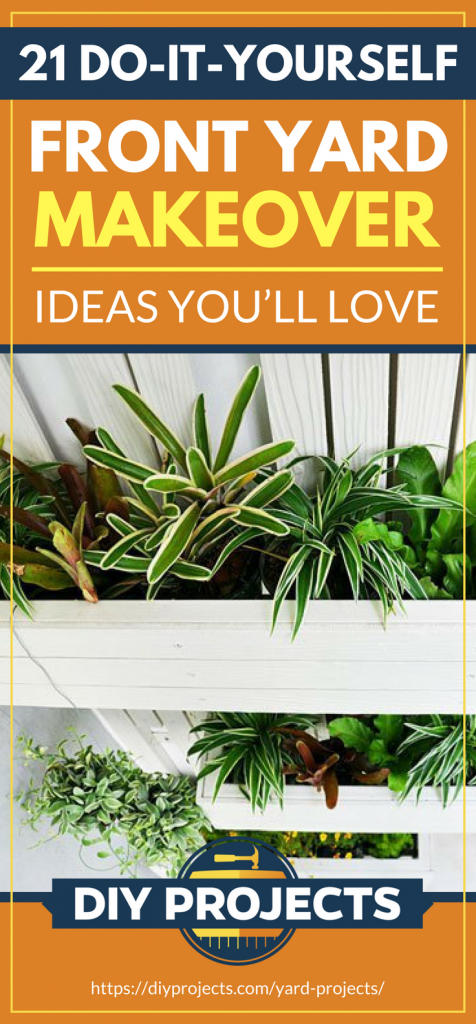 DIY Front Yard Makeover Ideas You'll Love | https://diyprojects.com/yard-projects/
