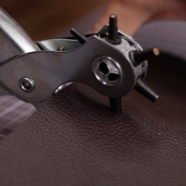 Awesome Leather Craft Make Your Own Cable Organizer Step Four