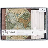 Paper House Productions FB-0001E Flipbook Interactive Blank Album, Old World