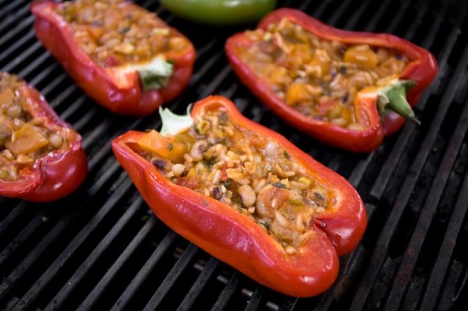 vegetarian stuffed pepper recipe