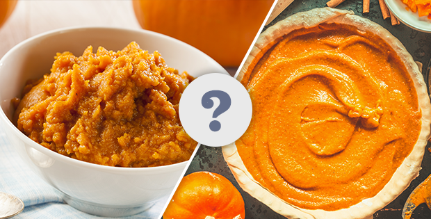 What's the difference between canned pumpkin and pumpkin pie filling?