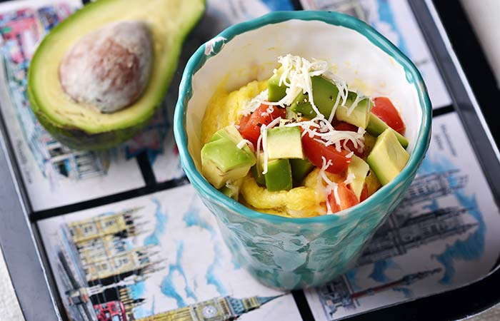 Microwave Mug Omelets