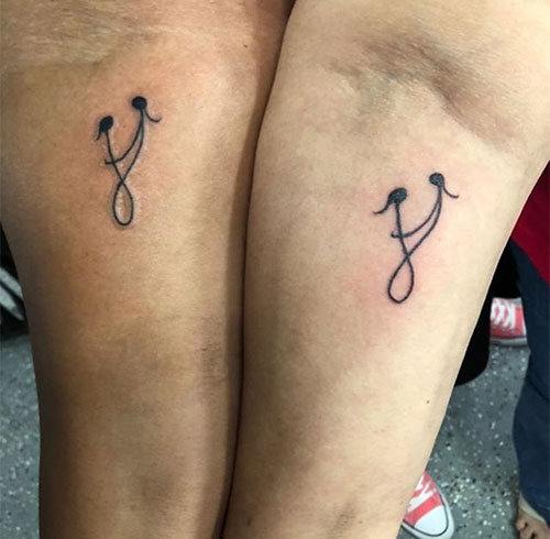 Mother-Daughter Symbol Tattoo