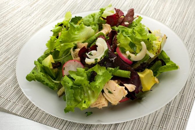 fresh green tuna salad recipe