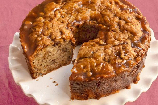 caramel apple cake recipe