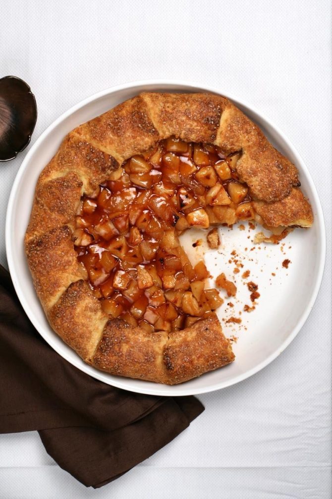 spiked apple galette recipe