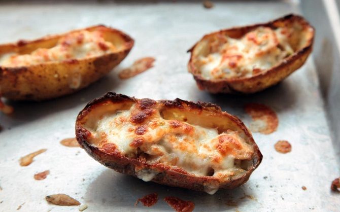 Tuna Melta Potato Skins recipe