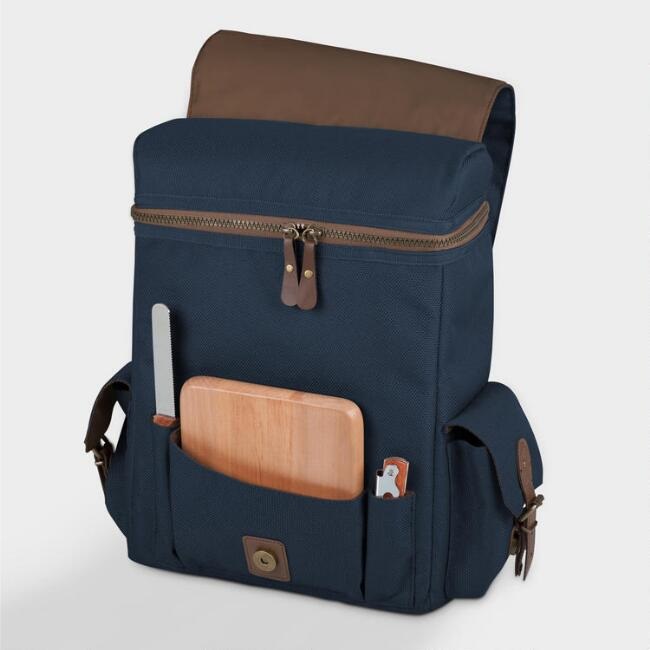 picnic backpack wine and cheese tote