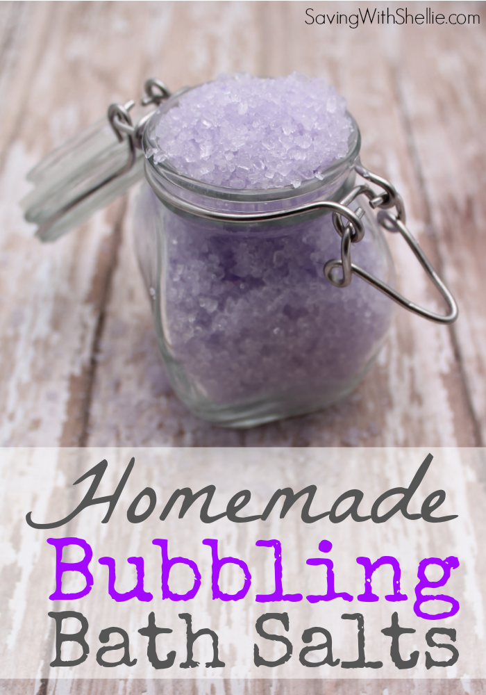 Lavender Bubbling Bath Salts | Gifts In A Jar That Are Oh So Cute And Easy To DIY | gifts in a jar soup recipes