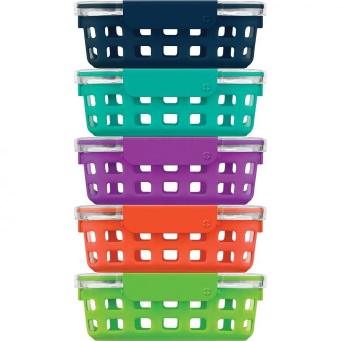 Ello 10-Piece Meal Prep Food Storage Container Set