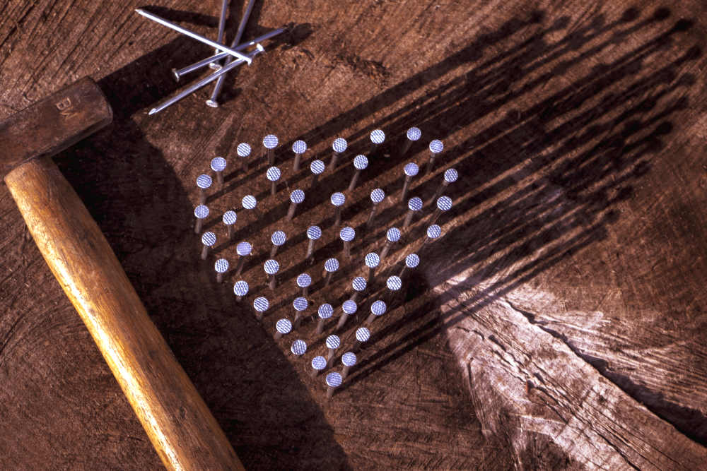 Nails in heart shape | Interesting Uses For WD-40 DIY Junkies Should Know | Featured