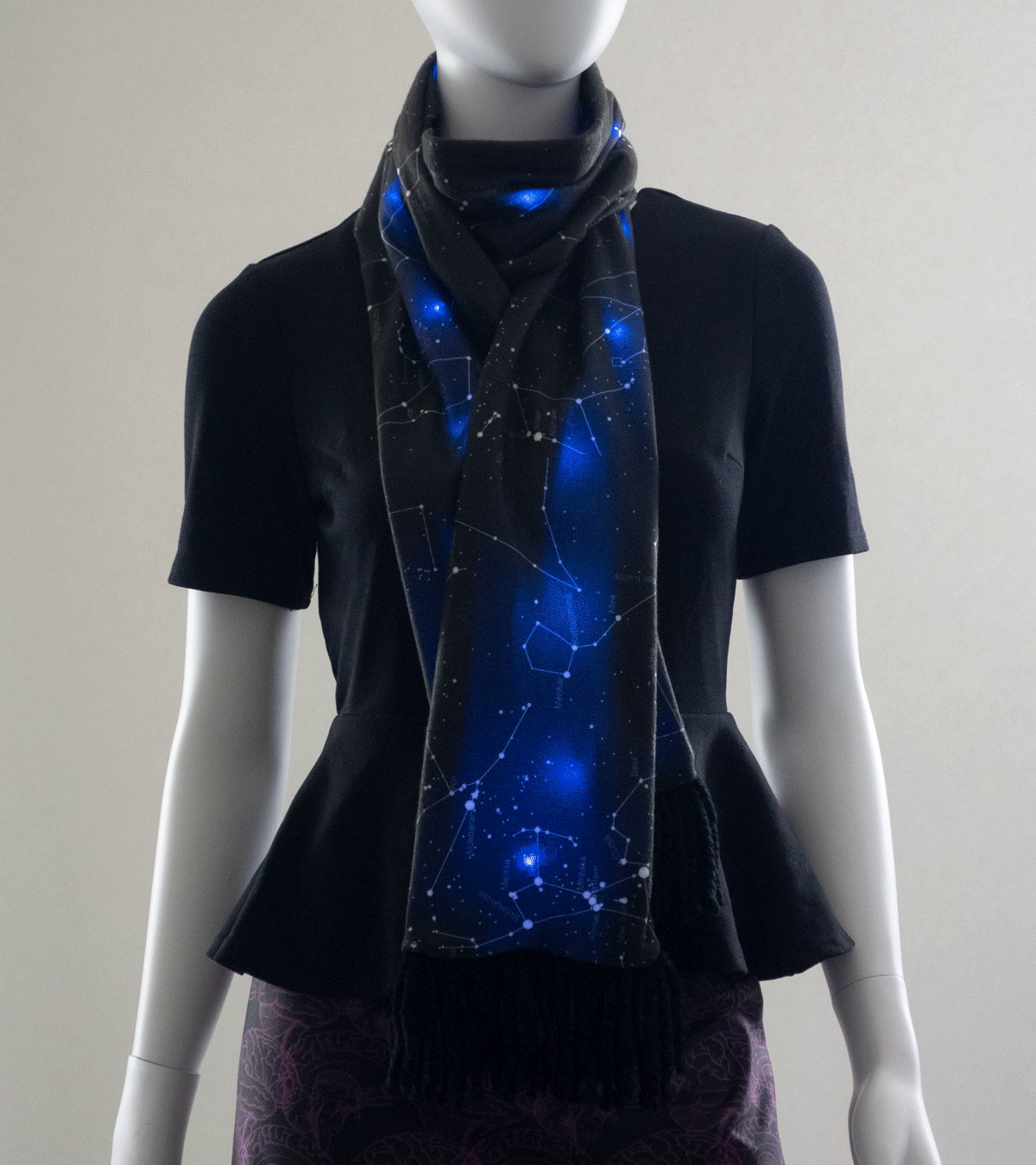 I Made This Light Up Constellation Scarf For Space Lovers