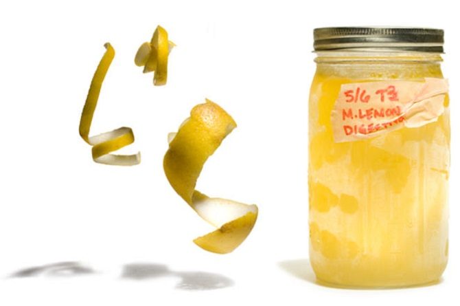 Homemade Meyer Lemon Digestif Liqueur