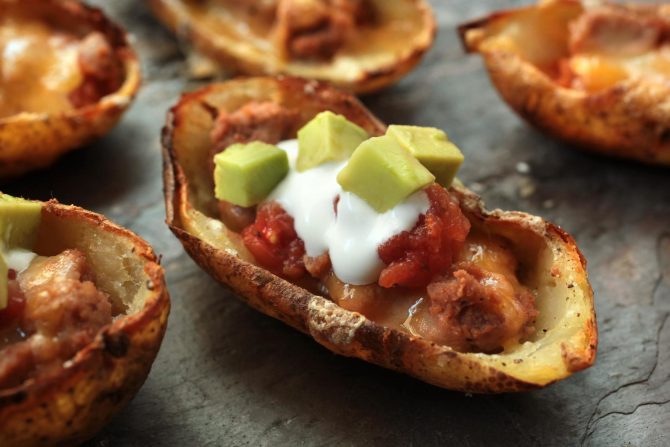 Nacho Potato Skins recipe