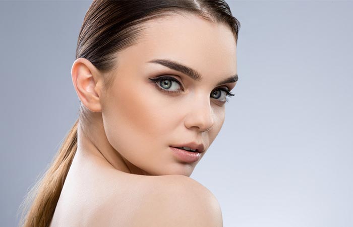 Almost Straight Eyebrows